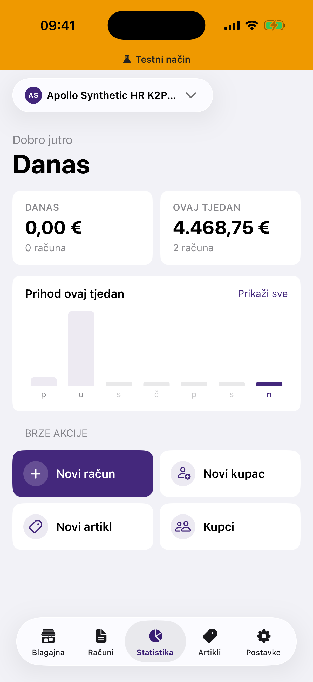 Business insights in the Apollo native iOS app